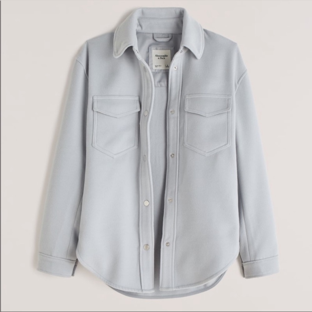 ❄️ A&F cozy shirt jacket ❄️